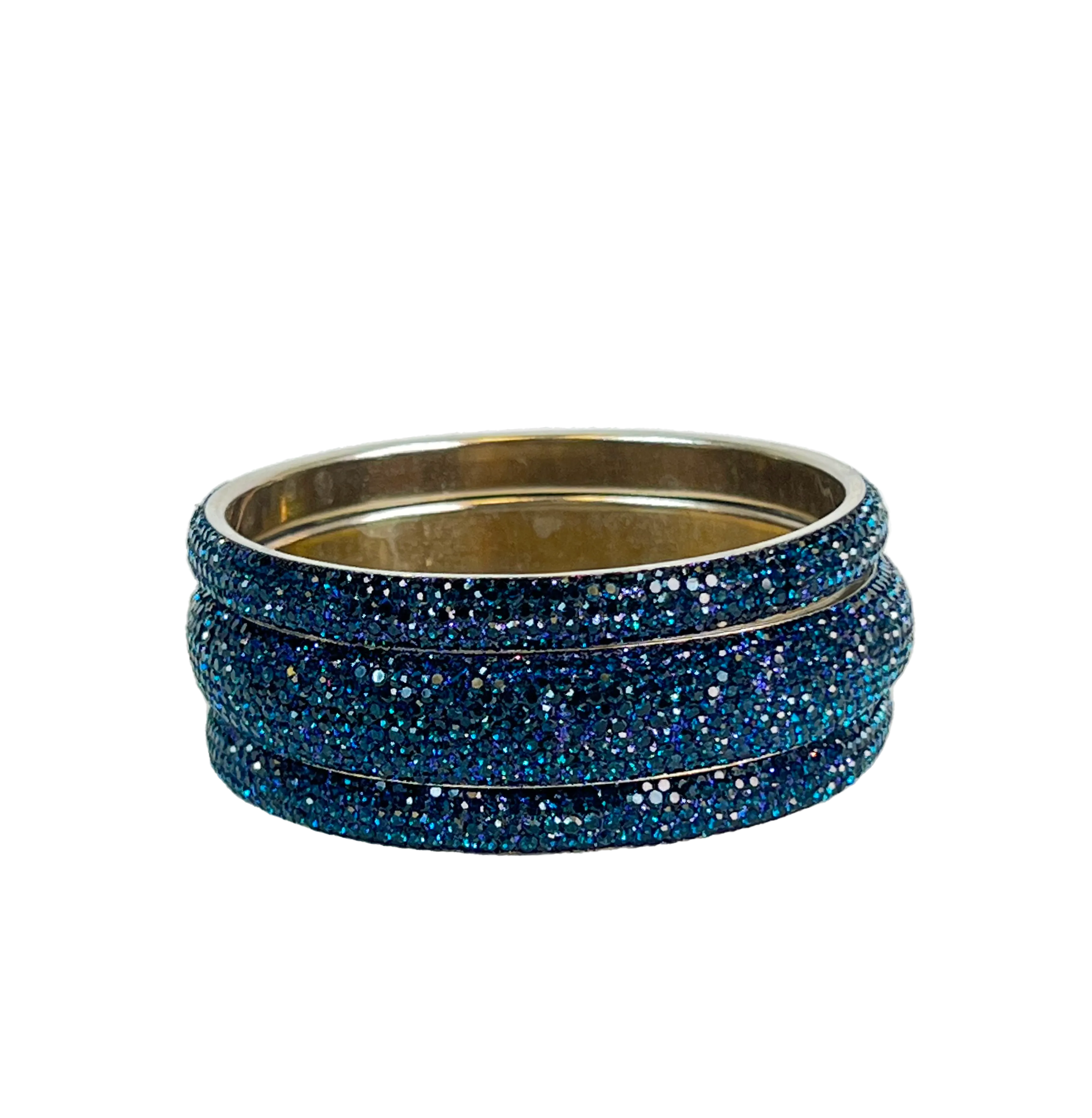 Sundar Bangles  Bollywood Navy Crystal