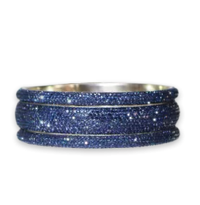 Sundar Bangles  Bollywood Navy Crystal