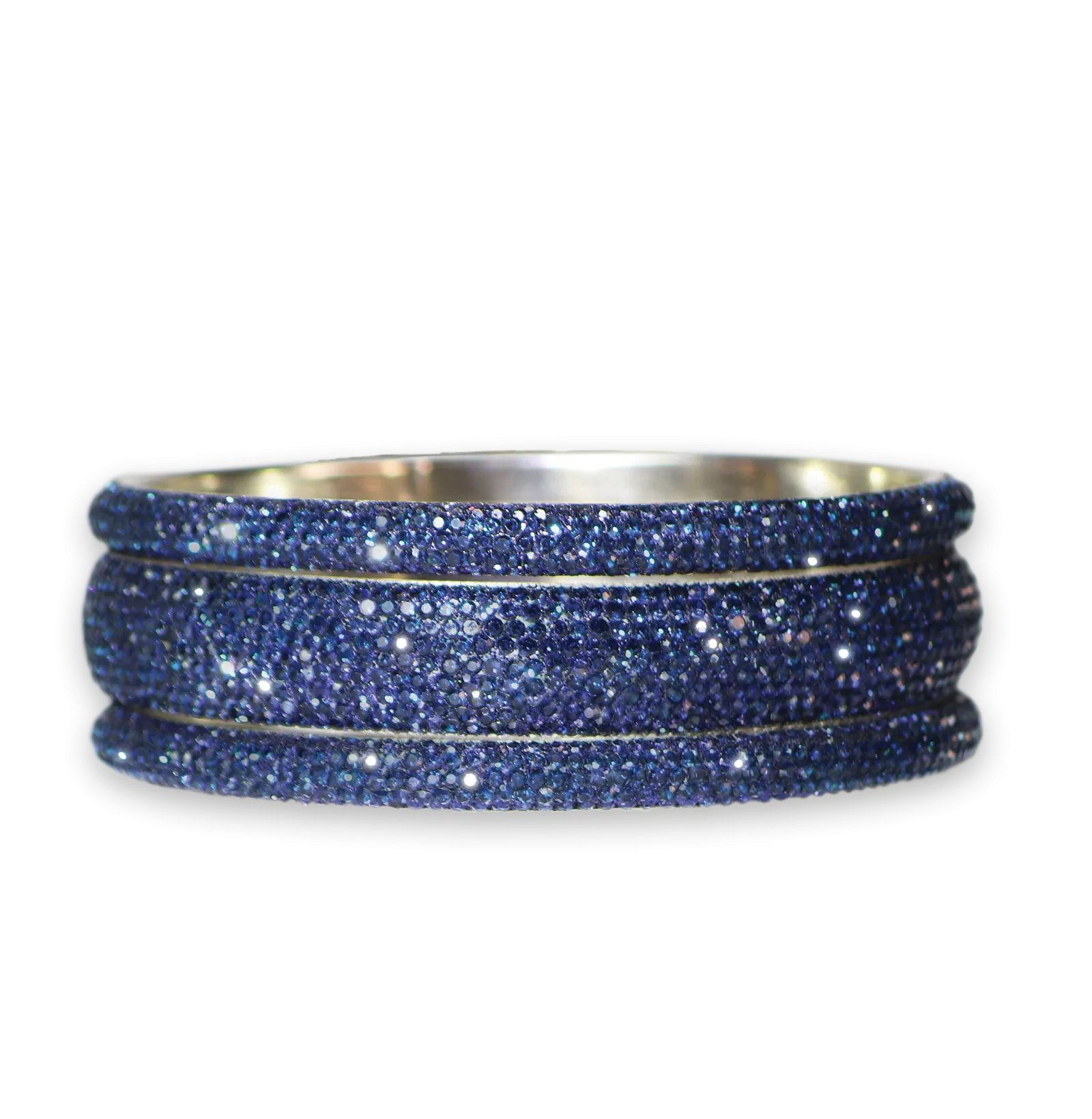 Sundar Bangles  Bollywood Navy Crystal