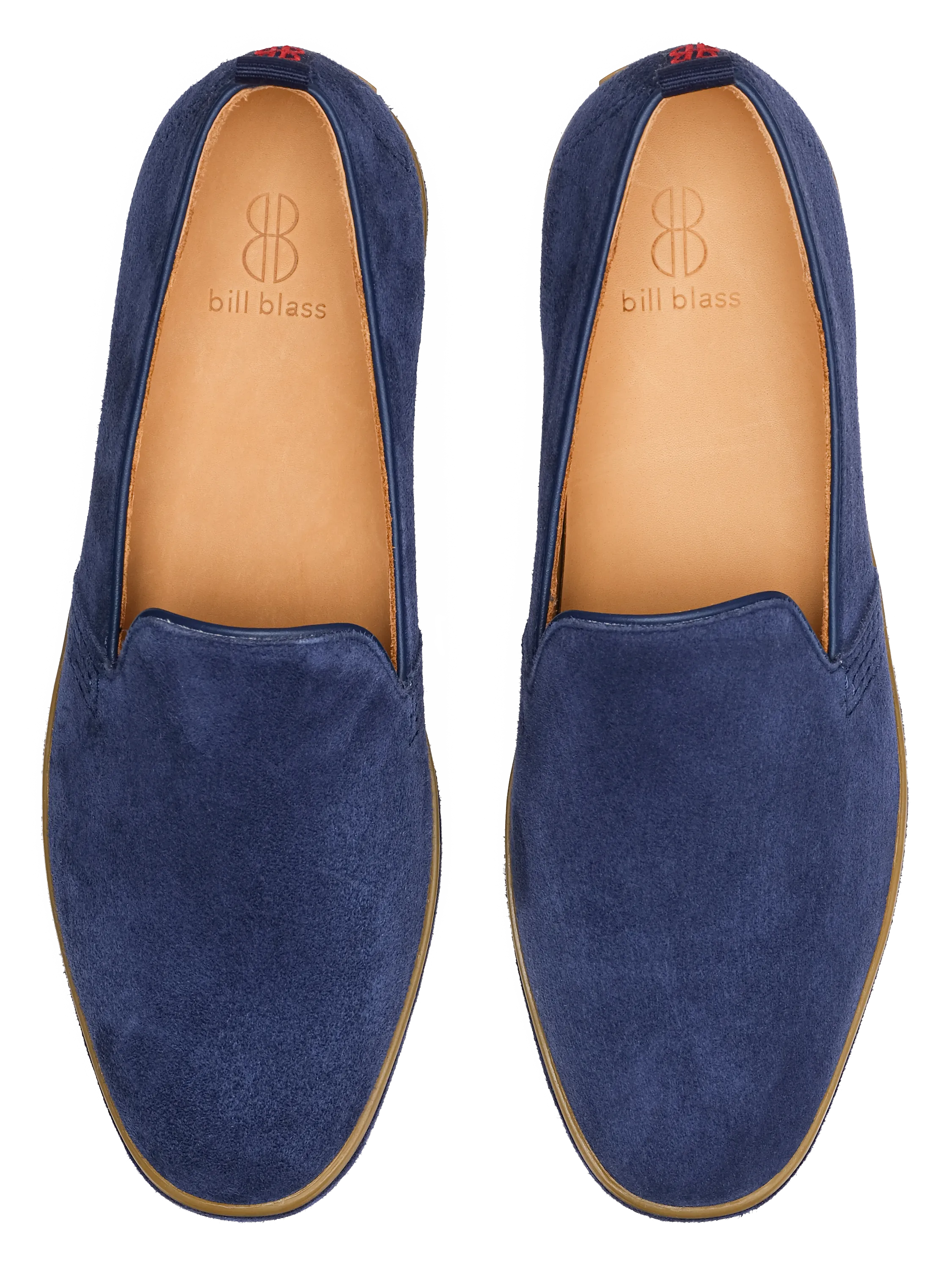 Sutton Suede Slip On - Blueberry