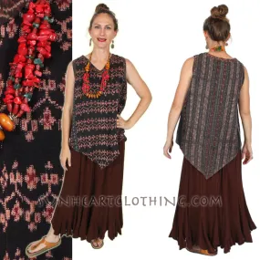 Tienda ho Cotton Ikat Tank Top Monsoon Boho Resort Wear Hippie Chic Plus Sml-2x