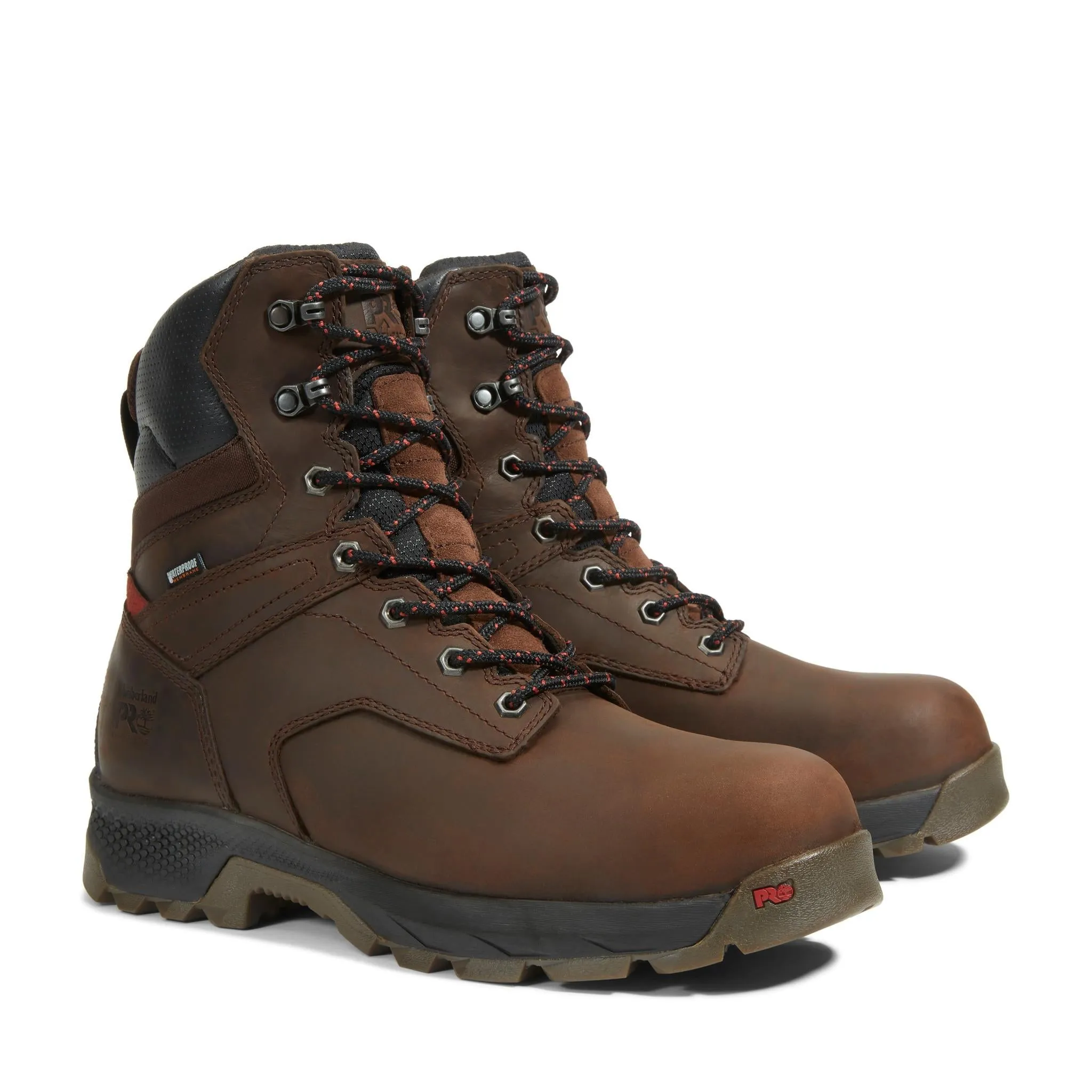 Titan EV 8 Inch Composite-Toe Waterproof Insulated Work Boot Brown