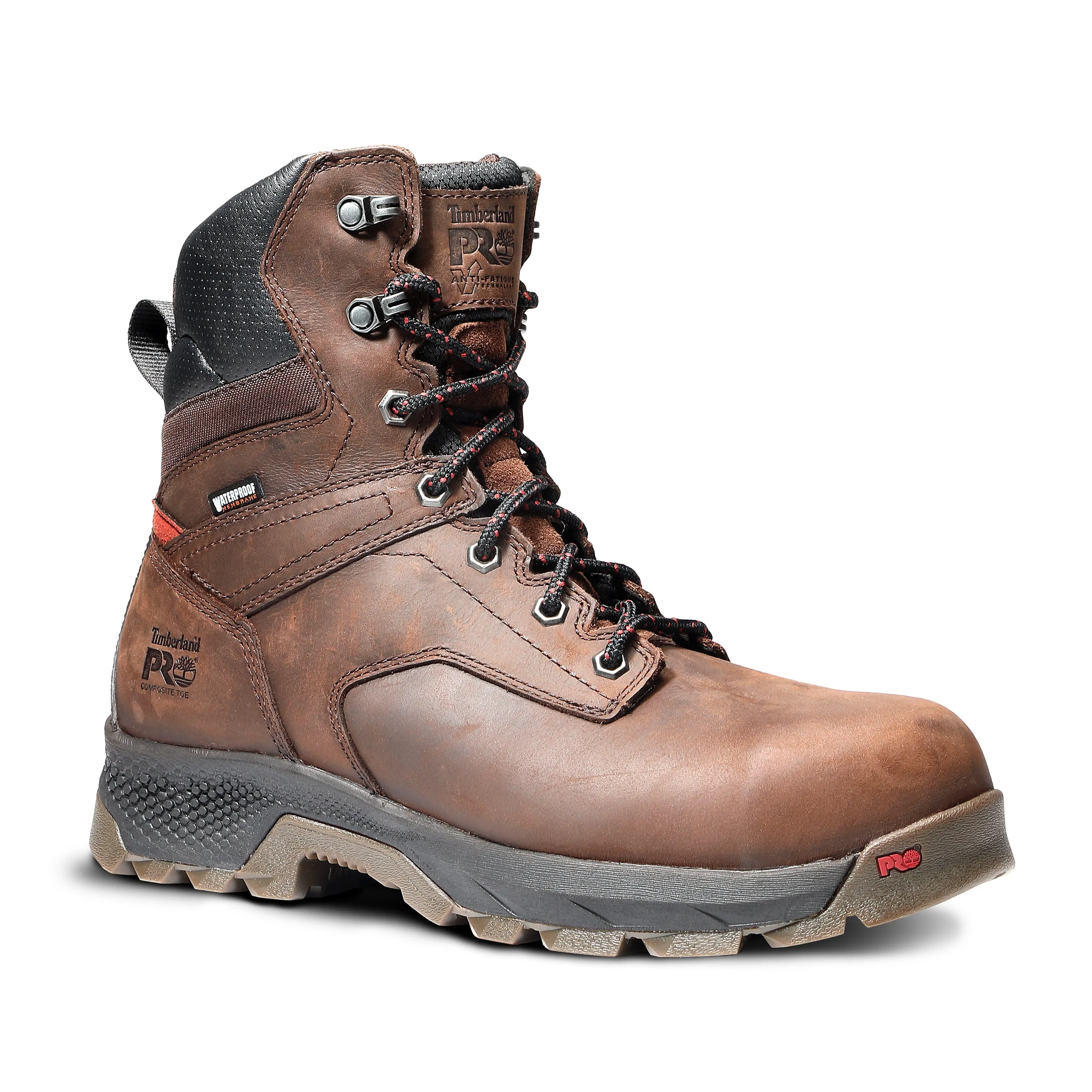 Titan EV 8 Inch Composite-Toe Waterproof Insulated Work Boot Brown