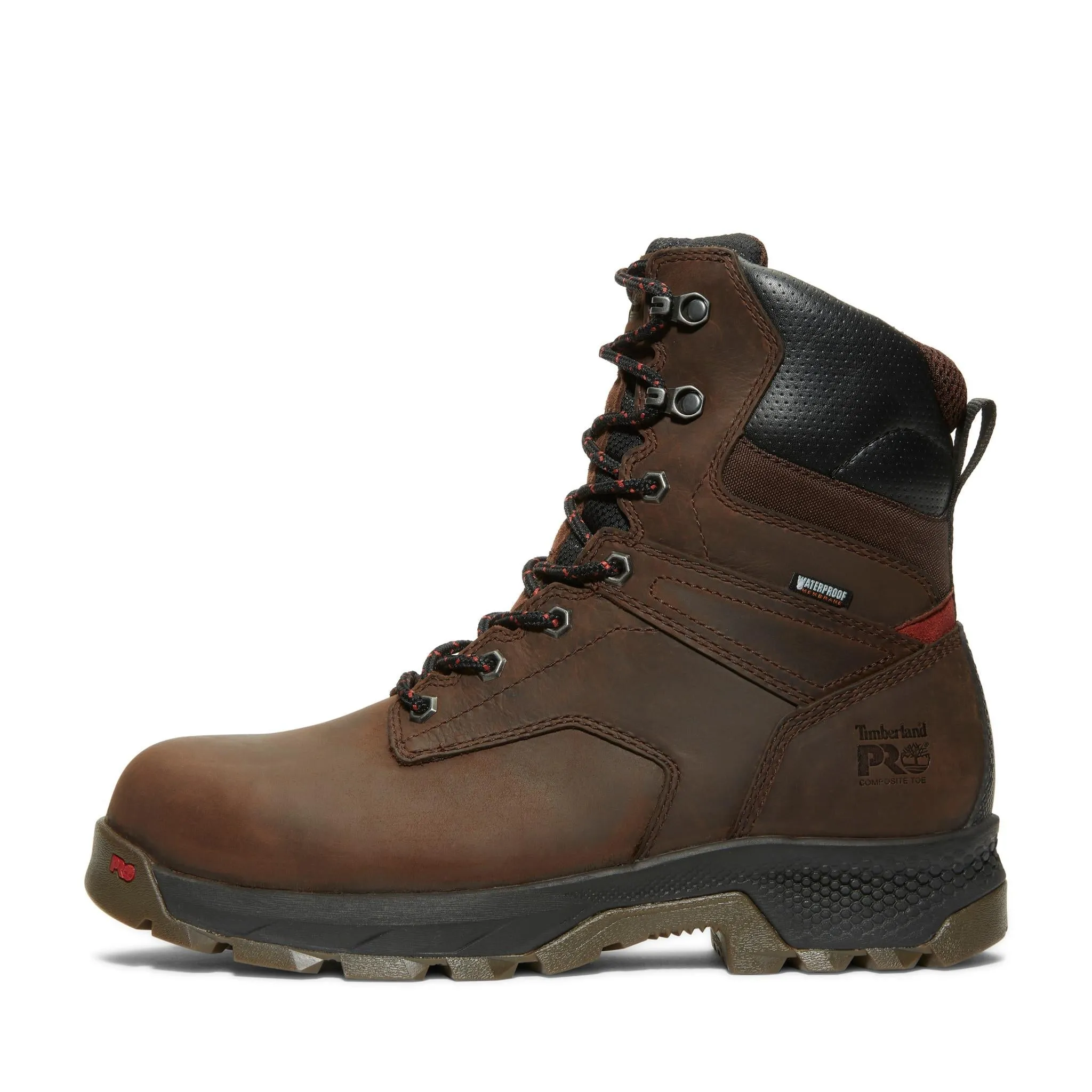 Titan EV 8 Inch Composite-Toe Waterproof Insulated Work Boot Brown