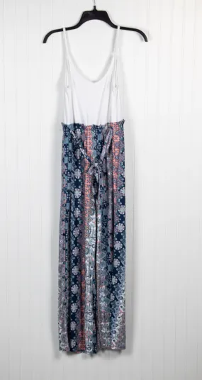 ULTRA FLIRT Belted Tank Wide Leg Jumpsuit w/ Belt