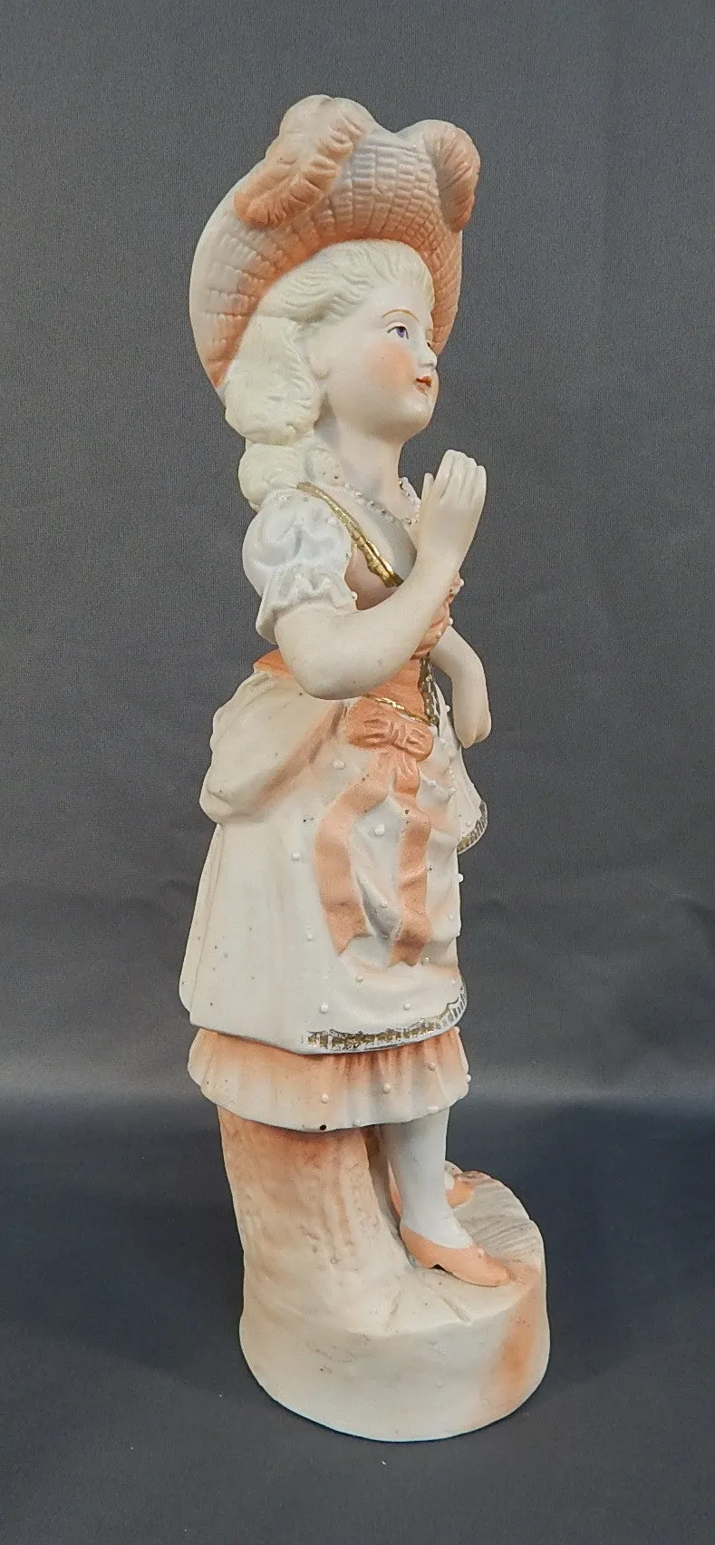 Vintage German Lady Bisque Figurine - Very Good Condition