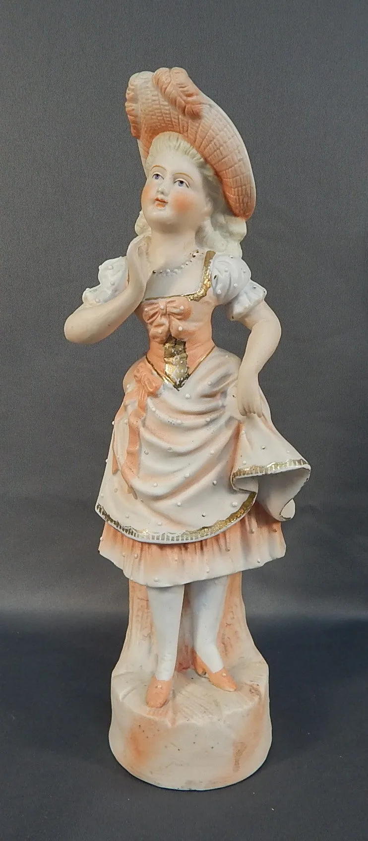 Vintage German Lady Bisque Figurine - Very Good Condition