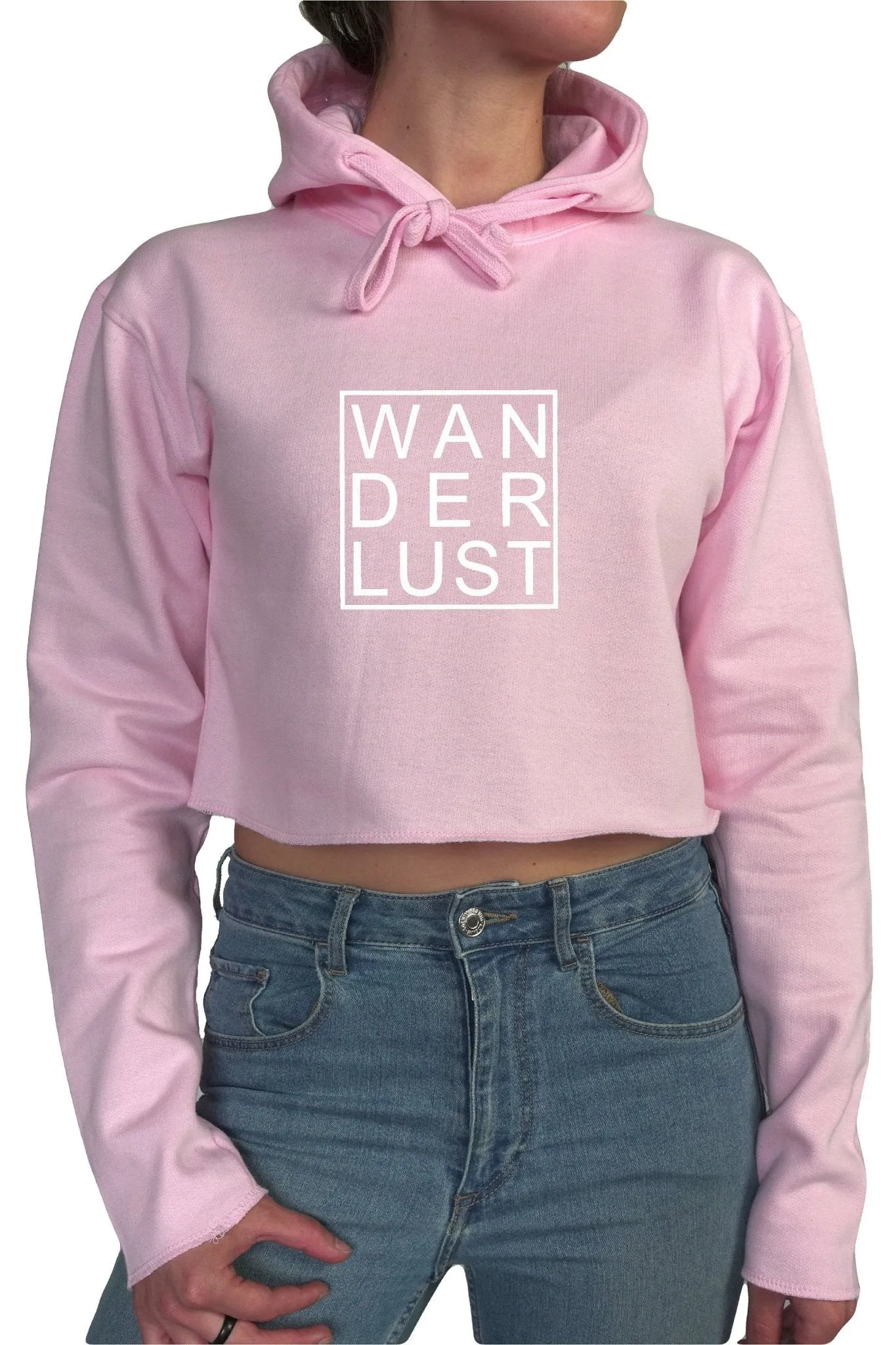 WANDERLUST || Organic Cotton || Crop Hoodie