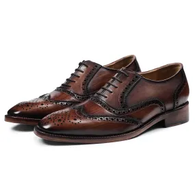 Wingtip Brogue Oxford - Wooden