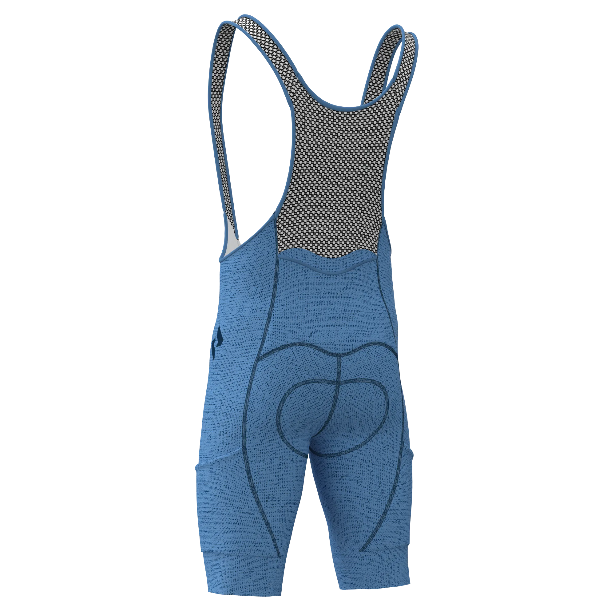 W's Cargo Pocket Bib Short - Burlap Blue