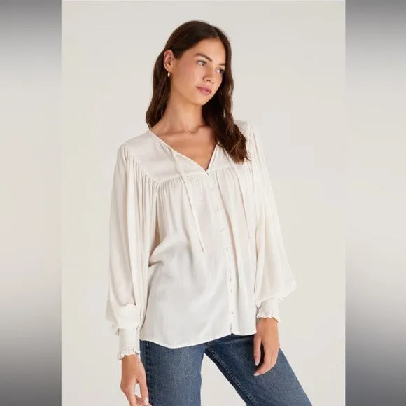 Z Supply Miriam Top in Sandstone